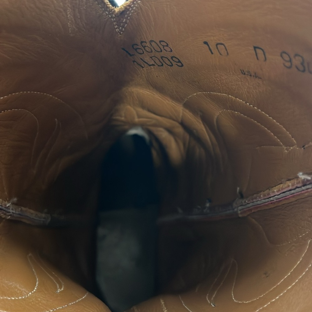 Lucchese Black Cherry Cowboy Boots - Picture 12 of 12